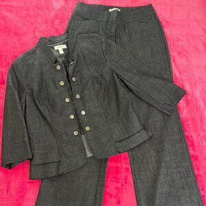 Dark grey pantsuit set